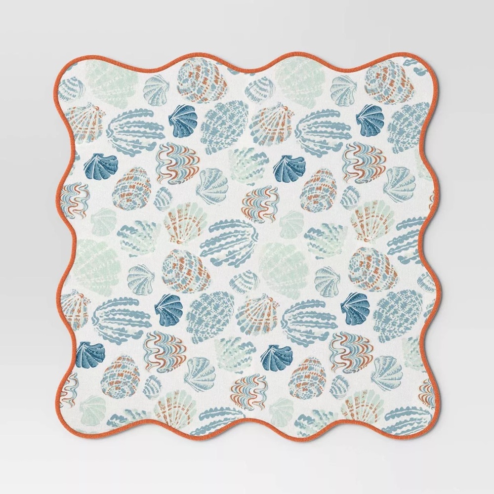 Coastal nwt 4pk Shells Napkins - Threshold